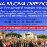 FORUM DEI MOVIMENTI DELLA RESISTENZA Assisi 26-27-28 agosto